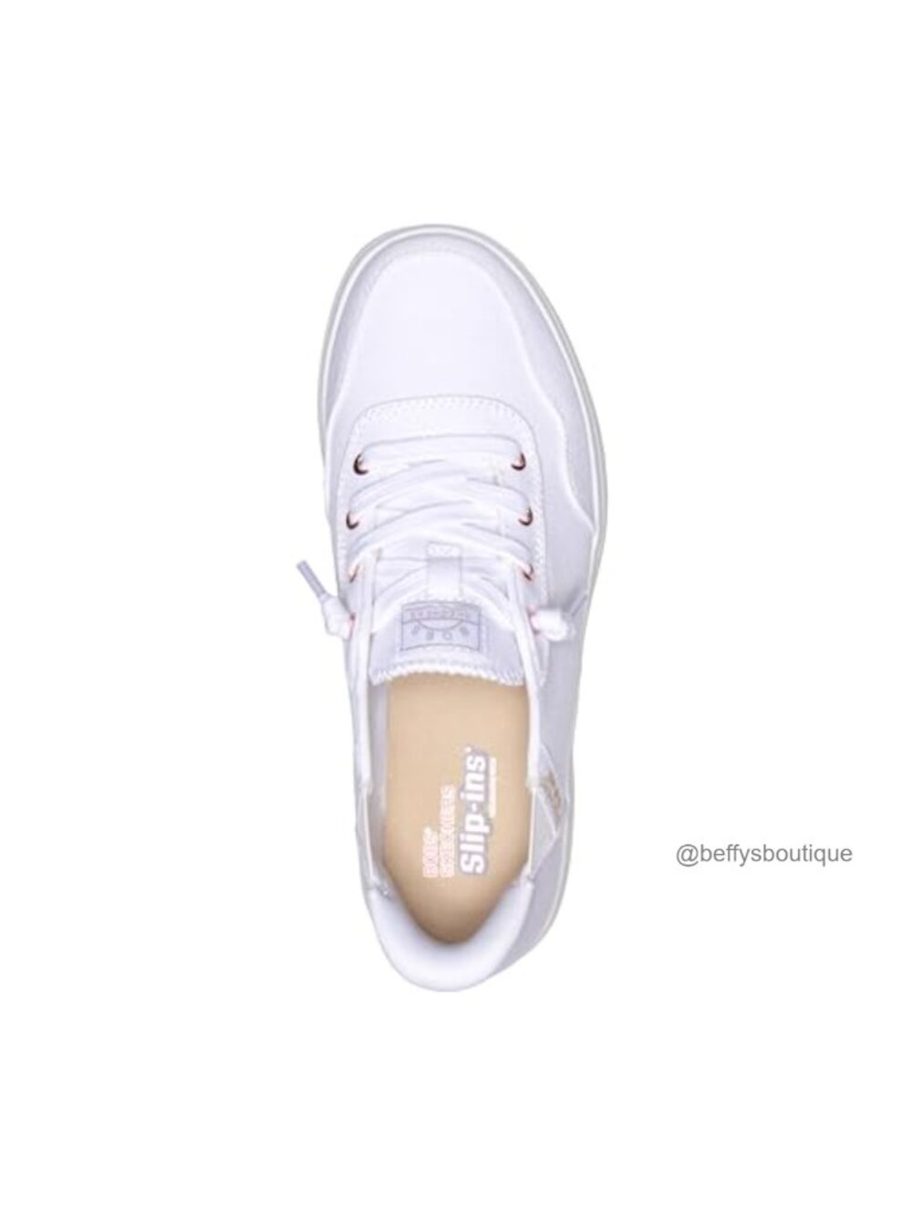 Skechers BOBS Skip Cute Slip-On Sneakers Memory Foam Canvas Vegan